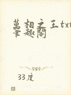 万相之王txt笔趣阁