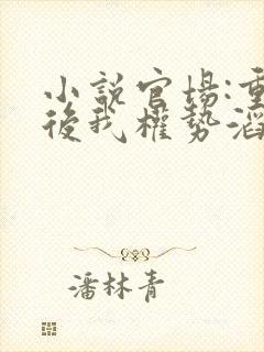 小说官场:重生后我权势滔天在线阅读