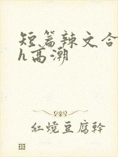 短篇辣文合集高h高潮