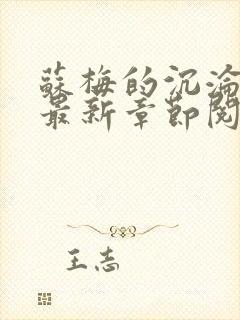 苏梅的沉沦小说最新章节阅读