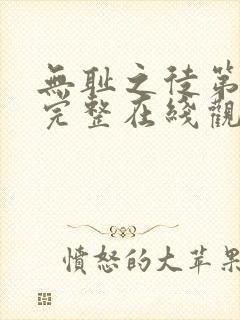 无耻之徒第一季完整在线观看高清