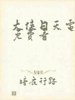 大侠日天电视剧免费看