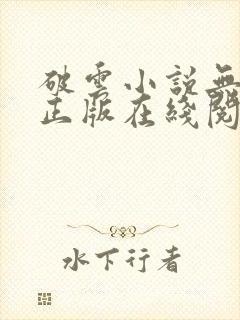 破云小说无删减正版在线阅读