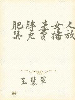 肥胖老女人40集免费播放电视剧