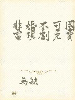 非婚不可国语版电视剧免费观看