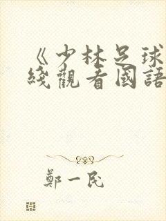 《少林足球》在线观看国语