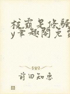 校霸是条骚狗by笔趣阁免费阅读全文最双男主封面