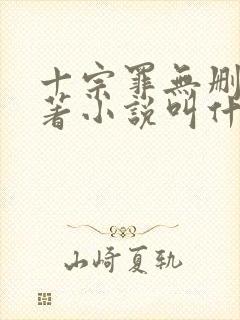 十宗罪无删减原著小说叫什么