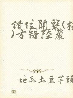 错位关系(校园)方糖陆岩