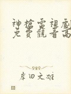 神枪电视剧全集免费观看高清完整版