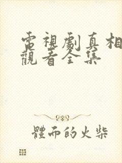 电视剧真相免费观看全集