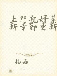 上门龙婿叶辰最新章节更新无弹