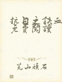 抗日之铁血猛将免费阅读