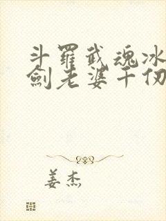斗罗武魂冰火双剑老婆千仞雪封面