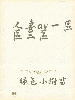 人妻av一区二区三区封面