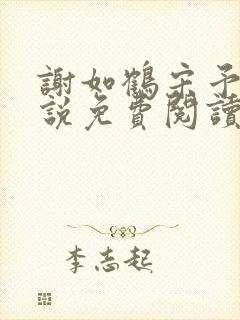 谢如鹤宋予朵小说免费阅读最新章节封面