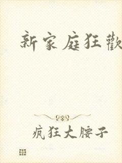 新家庭狂欢小说封面