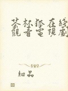 茶杯狐在线免费观看电视剧封面