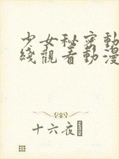 少女秘密动漫在线观看动漫全集封面