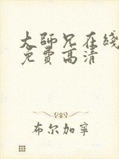 大师兄在线观看免费高清封面