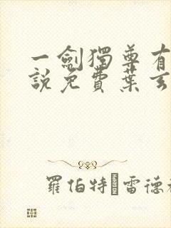 一剑独尊有声小说免费叶玄封面