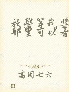 放学等我酱子贝那里可以看