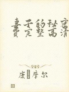 妻子的秘密4免费完整高清电视剧在线