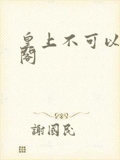 皇上不可以笔趣阁