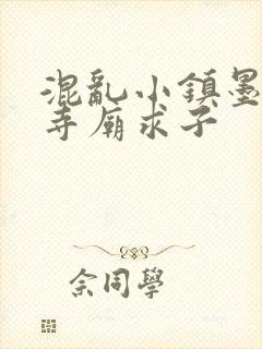 混乱小镇墨池砚寺庙求子封面