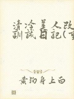 清冷美人改/造训诫日记(重口)