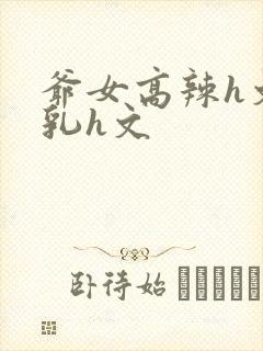 爷女高辣h文乱乳h文