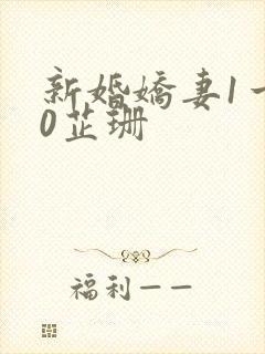 新婚娇妻1一40芷珊封面