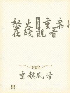 怒火·重案国语在线观看封面