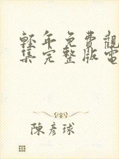 轻年免费观看全集完整版电影