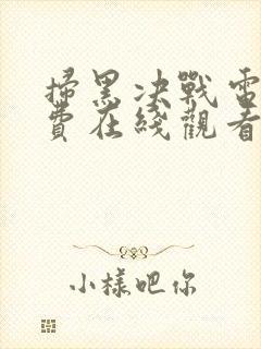 扫黑决战电影免费在线观看完整版封面