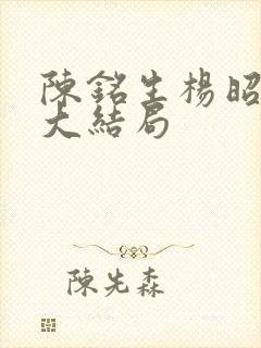 陈铭生杨昭结局大结局