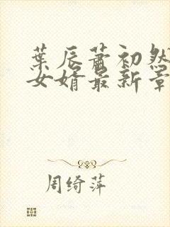 叶辰萧初然上门女婿最新章节