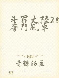 斗罗大陆2绝世唐门风车