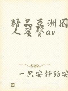 精品亚洲国产成人蜜臀av