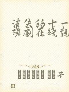 消失的十一层电视剧在线观看全集封面