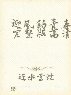 迎风的青春免费完整版高清封面