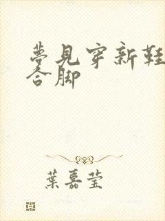 梦见穿新鞋子很合脚