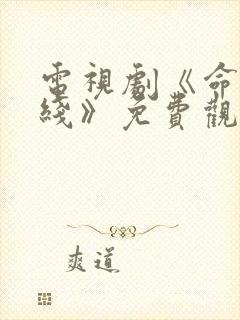 电视剧《命悬一线》免费观看封面