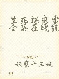 生死谍恋电视剧全集在线观看免费封面