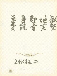 单身即地狱4免费观看完整版