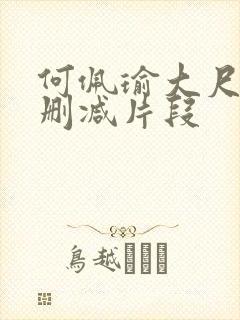 何佩瑜大尺度被删减片段