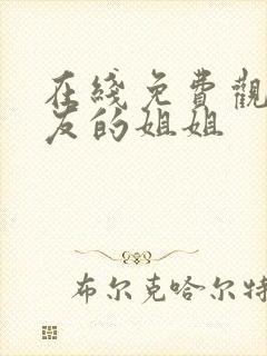 在线免费观看朋友的姐姐