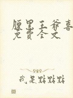 腹黑王爷喜当爹免费全文