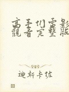 高手们电影免费观看完整版