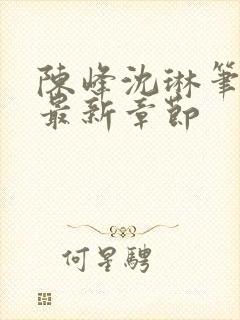 陈峰沈琳笔趣阁最新章节